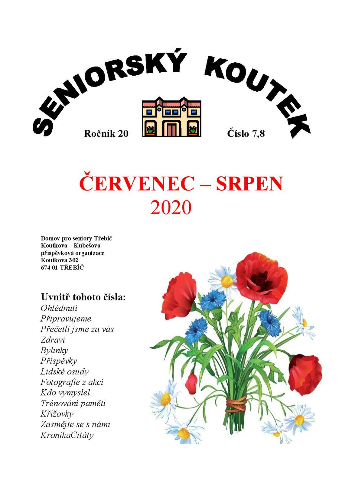 Časopis červenec + srpen 2020 (PDF)