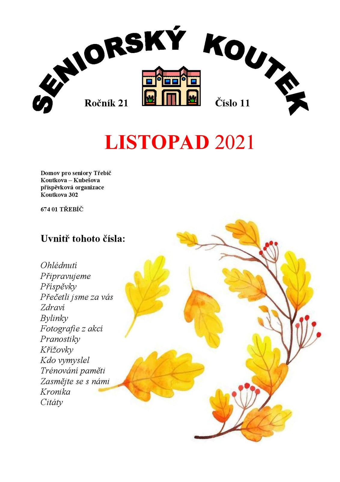 Časopis listopad 2021 (PDF)